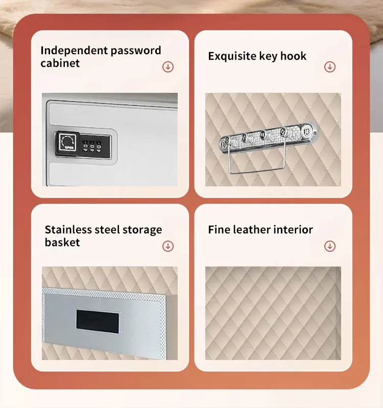 CEQSAFE Security Digital Electronic Safe Box Steel Household Safe with Fingerprint Lock for Home Storage supplier