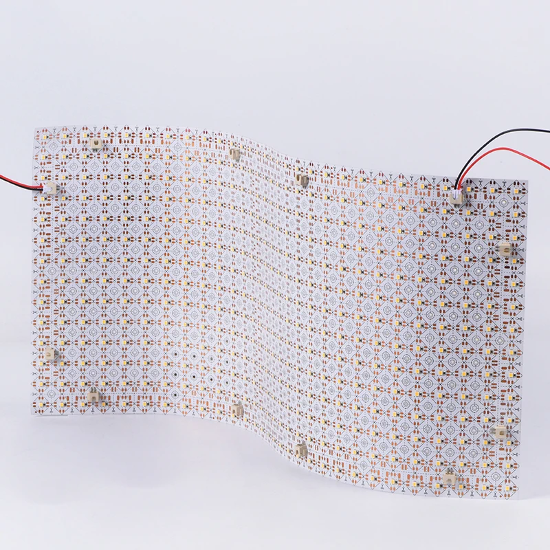 DIY Paper Thin LED Light Sheets 6500K Flexible LED Light Sheet SMD 2835 24V DC CRI98 Cuttable LED Sheet for Interior Decoration