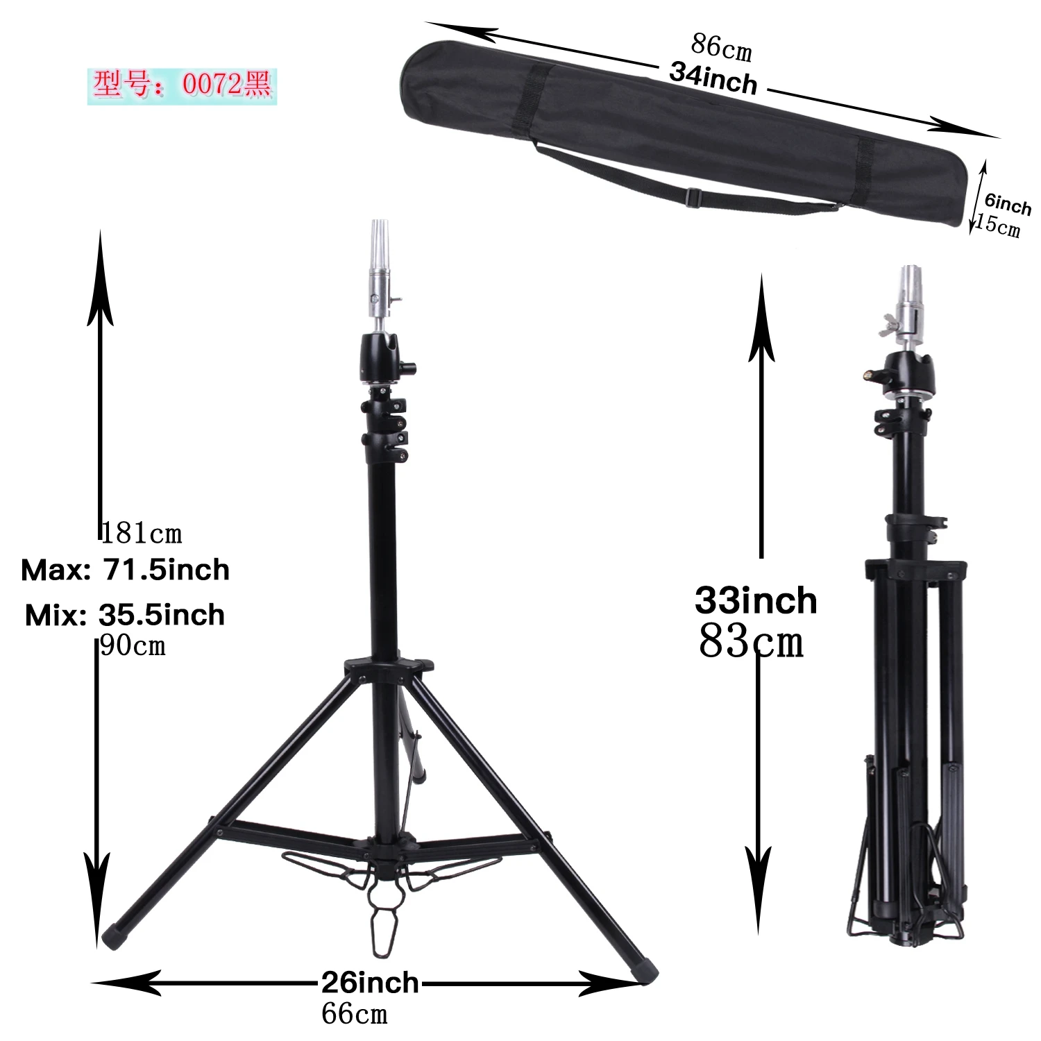 快速交付重型可调铝合金训练人体模型头三脚架 - buy training