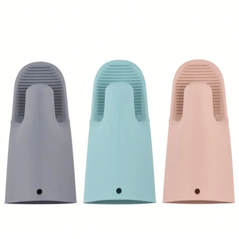 Silicone Gloves BBQ Gloves Resistant for Cooking Long Waterproof  Long Oven Mitts