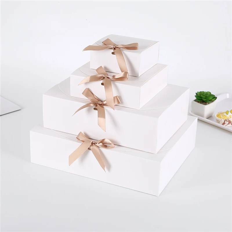 Kraft Gift Box Event & Party Supplies Packaging for Wedding Birthday Handmade Candy Chocolate gift package box