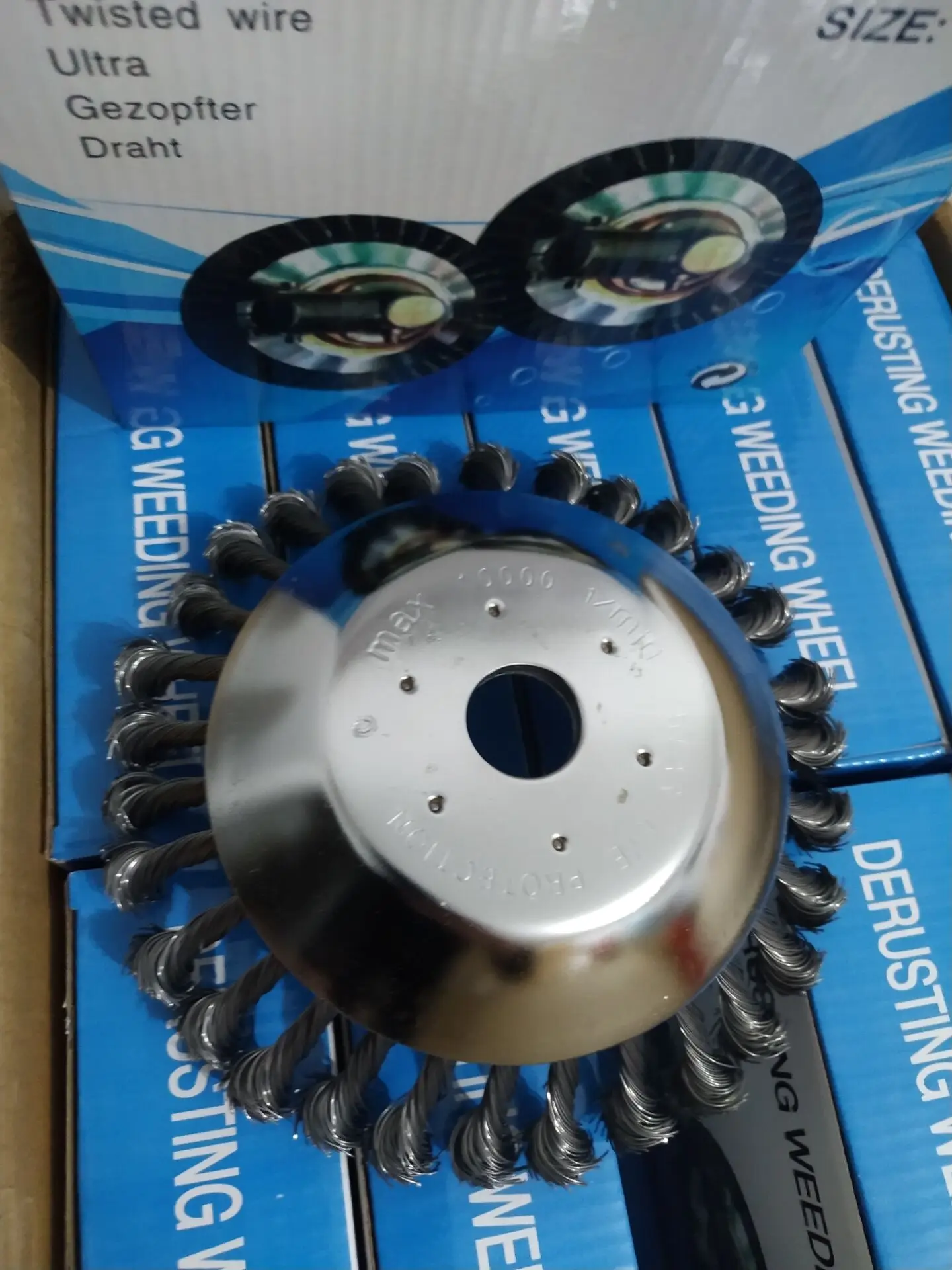 Brush Trimmer Head,Weeder,Steel Wire Wheel Brush Grass Trimmer Head For ...