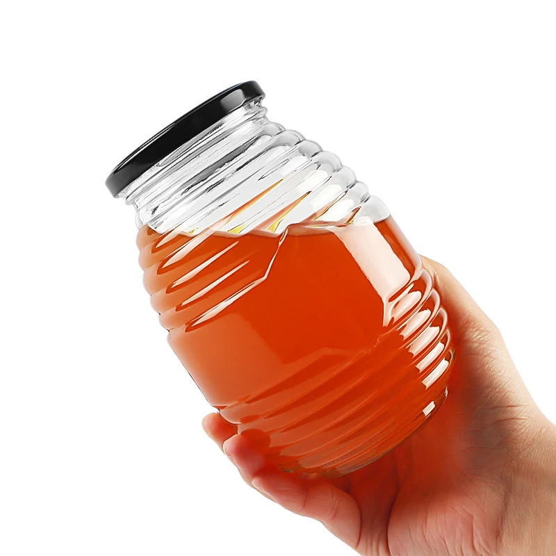 100ml 180ml 350ml 730ml Unique Wonderful Honey Bee Jars Bee Honey Packaging for Sale