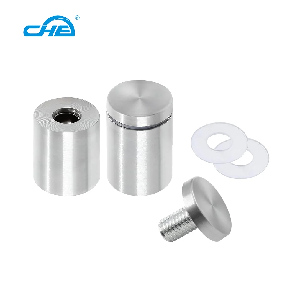China manufacture Standoffs Connection Column Hole Mount Stainless Steel Plexiglass spacers Standoff For Acrylic Signs