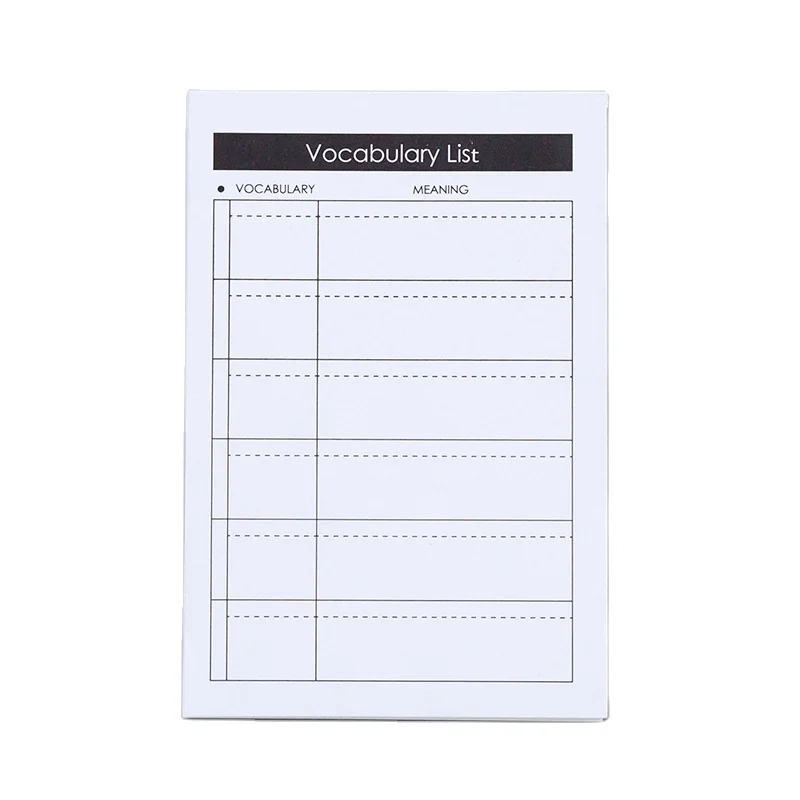 2024 New Products  Paper Tear-Off Memo Pad Notepad Memory Writing Pad Daily Plan Weekly Plan List