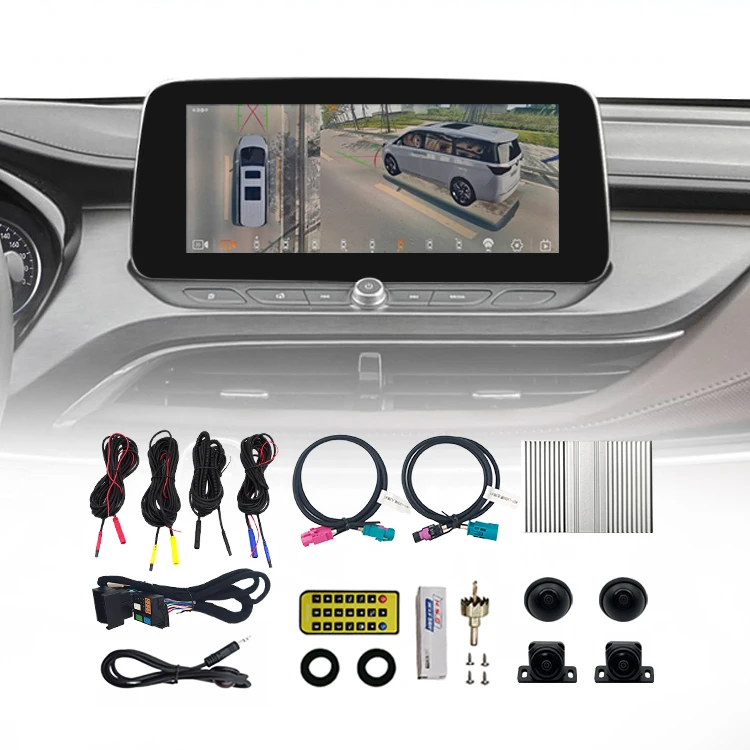 Wemaer 360 Panoramic Camera 2D 3D Bird View HD Car DVR Surround View Around Monitoring 360 Degree Birdeyes View Car Camera