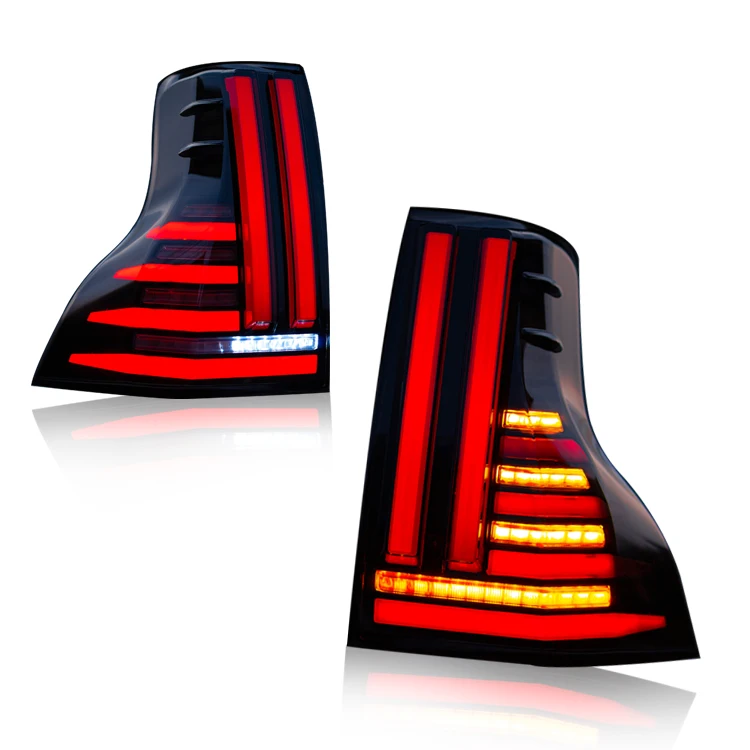 Auto Lighting System Taillight Modified Led Tail Lights for Prado LC150 2010-2017 Lexus Gx 460 2018 2019 2020 2021