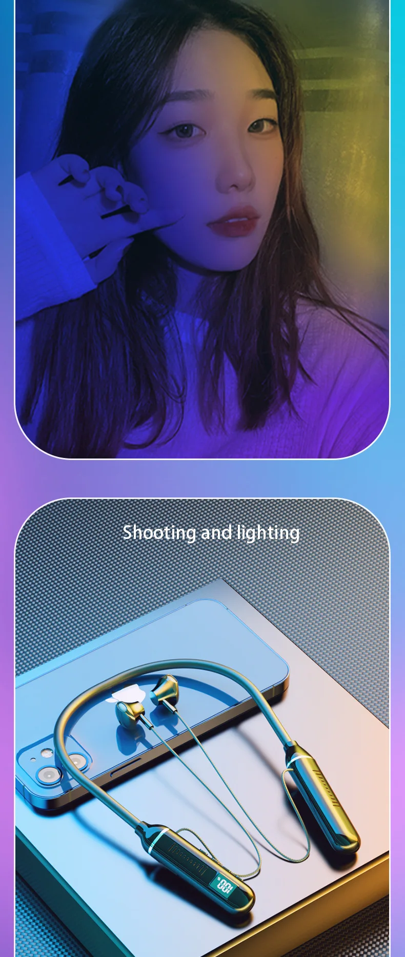 Magic Rgb Base Desk Atmosphere Lamp,Remote Control Music Light Bars