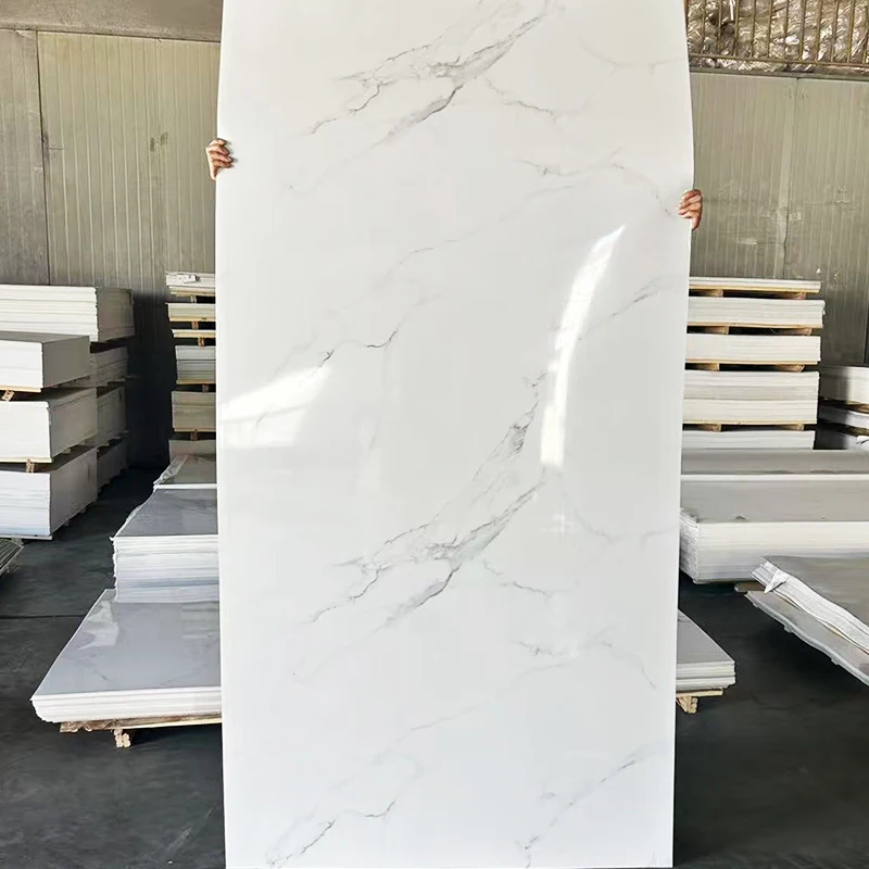 Modern Waterproof PVC UV Marble Wall Panels for Hotels - Easy ...