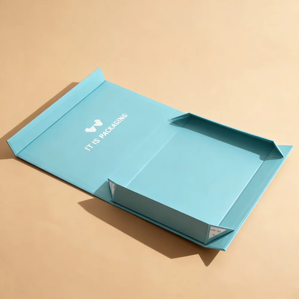 다기능 드레스 상자 | 자석 밀폐 폴딩 포장 | 맞춤형 인쇄 의류 상자