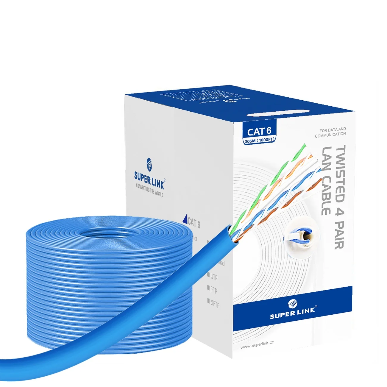 Customizable UTP CAT5/CAT6/CAT6A LAN Cables - Various Lengths Available, CCA/Copper Options, OEM/ODM Services for Your Brand