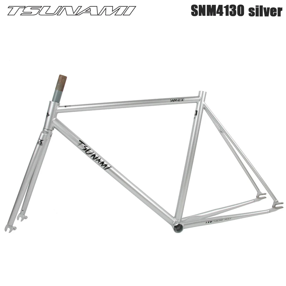 TSUNAMI SNM4130 Fixie Frame - Chromoly Steel 700C Performance