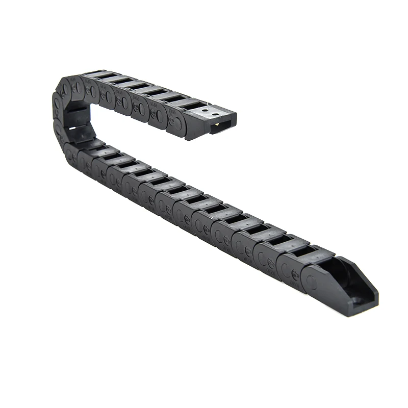 high load flexible reinforced electrical cable chain for textile