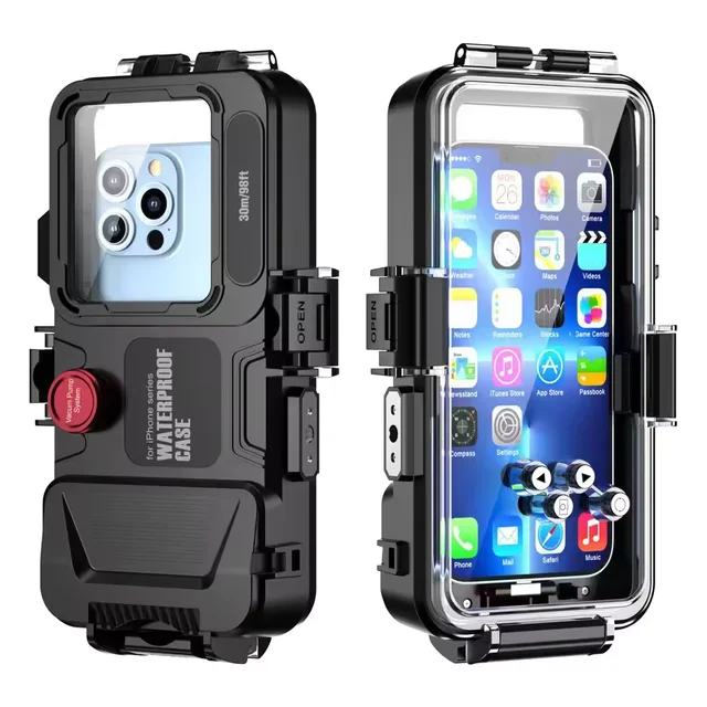 New deep dive phone case for IPhone universal waterproof case 30m dive case underwater photos