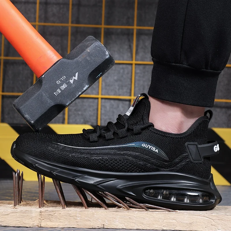Guyisa Los Trabajadores Botas De Seguridad Al Por Mayor De Acero Industrial  Del Dedo Del Pie Zapatos De Seguridad Zapatos Marca De China Precio Barato  De Alta Calidad Botas De Seguridad -