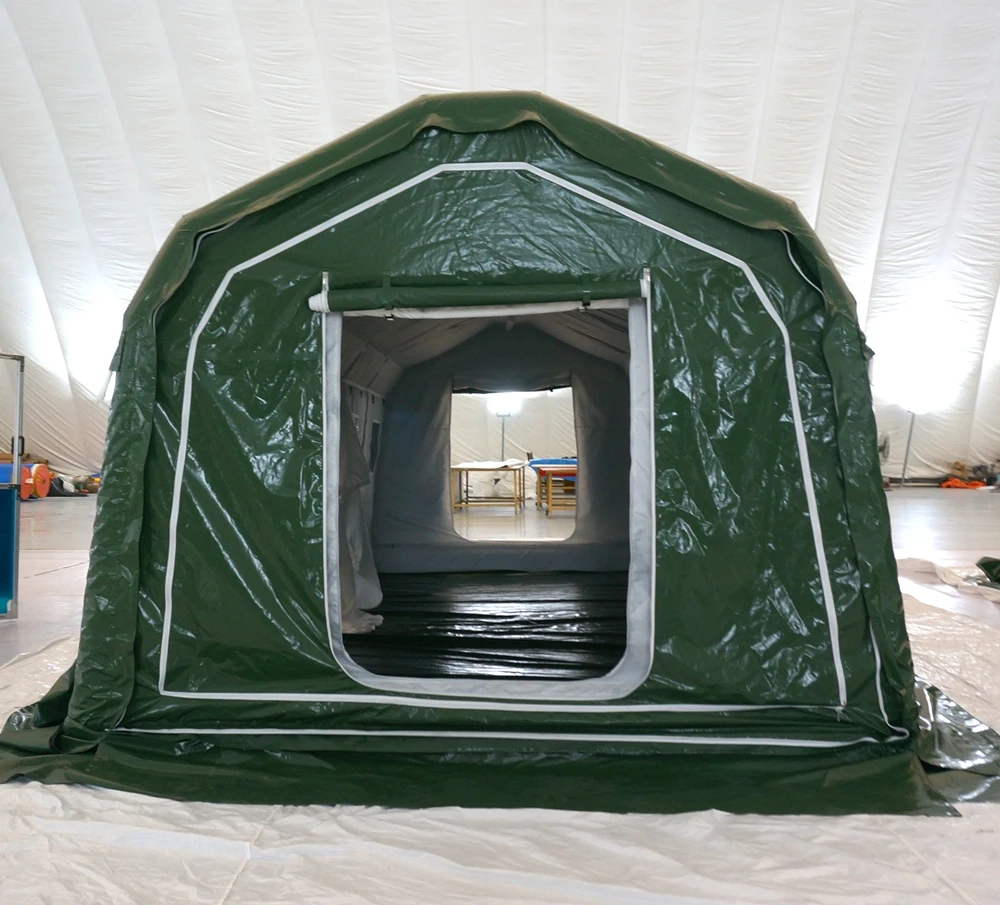 China Factory Custom Rapidly Deployable Portable Inflatable Negative Pressure Medical Isolation Room Tent manufacture