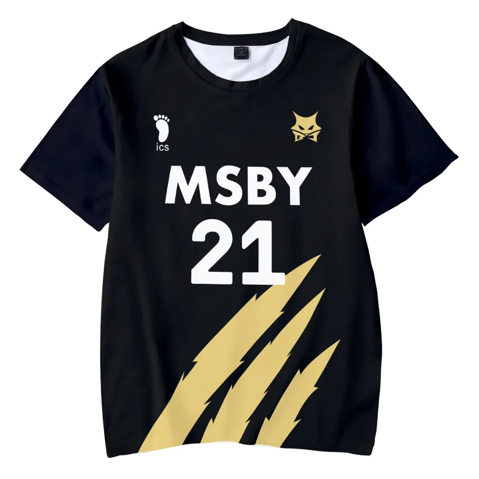 MSBY バレーボールシャツ HINATA 21 ハイキュー MSBY バレーボールシャツ HINATA 21 Haikyuu Uniform