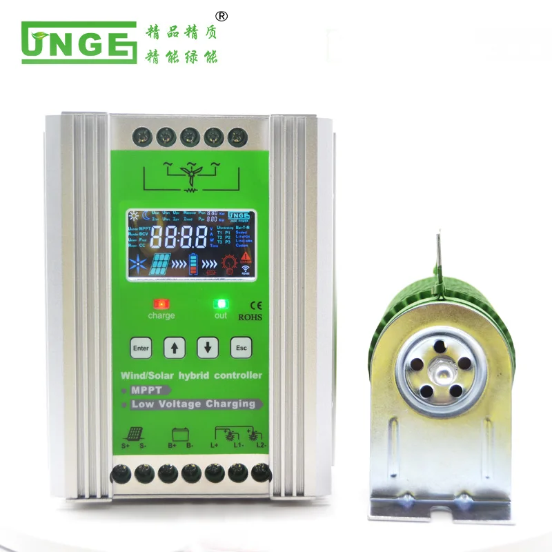 風力コントローラー 12/24v/800w 電圧モニター付き 【公式通販】