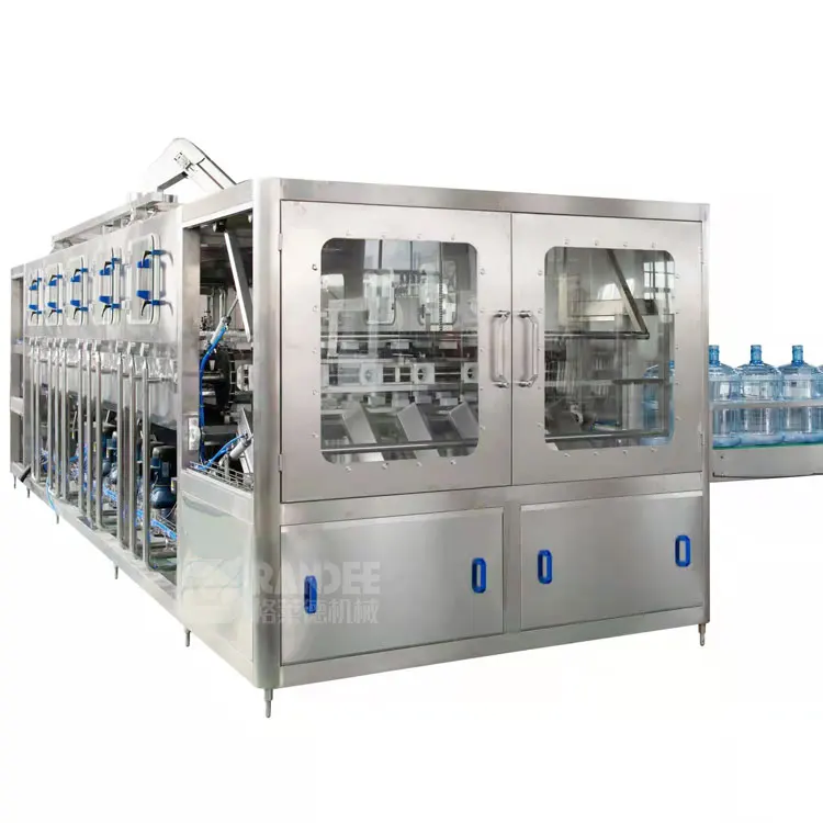 5 gallon drinking water filling bottling line mineral water plant 20l water production line