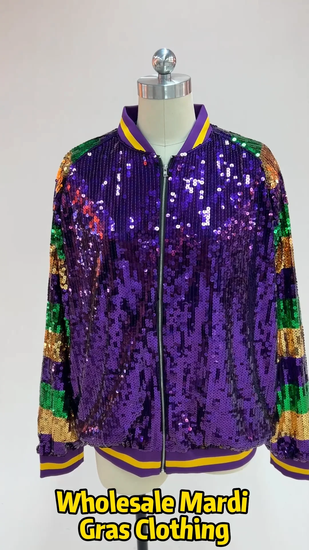 Stock New Orleans Mardi Gras Apparel Clothing Sequin Jackets Mardi Gras ...