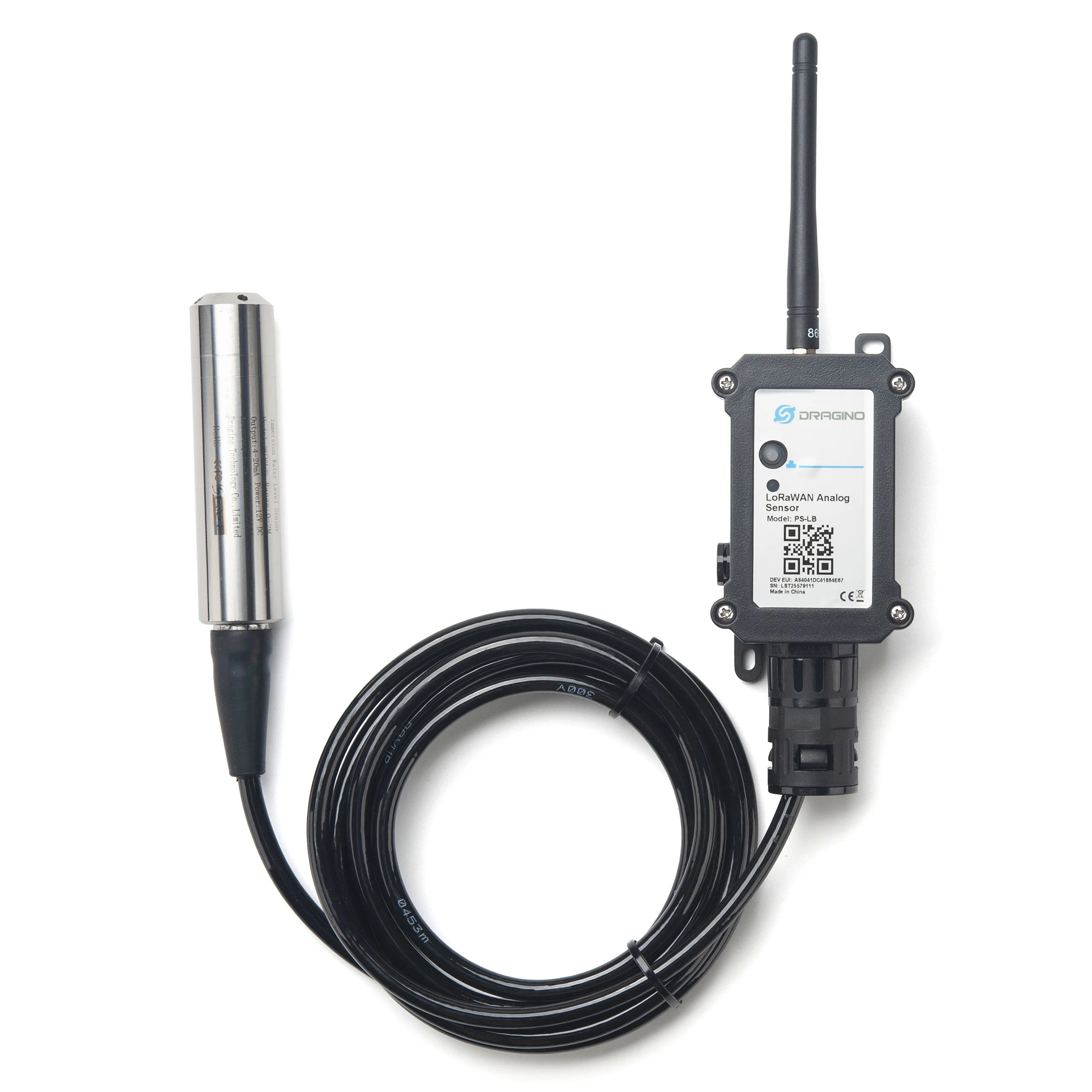 Dragino LoraWan IoT Water Pressure Sensor PS-LB-I 0-20mA for Constant ...