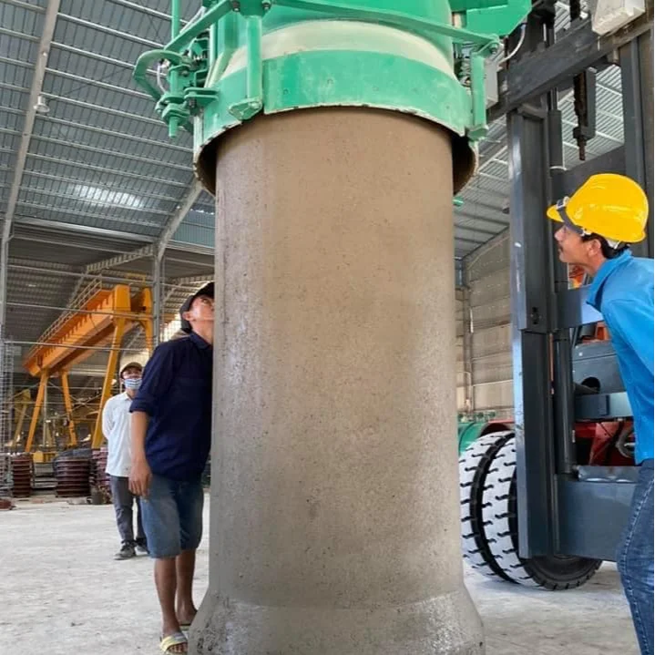 High Yield Fully Automatic Core Lifting Concrete  Culvert Cement Pipe Manufacturing Machine