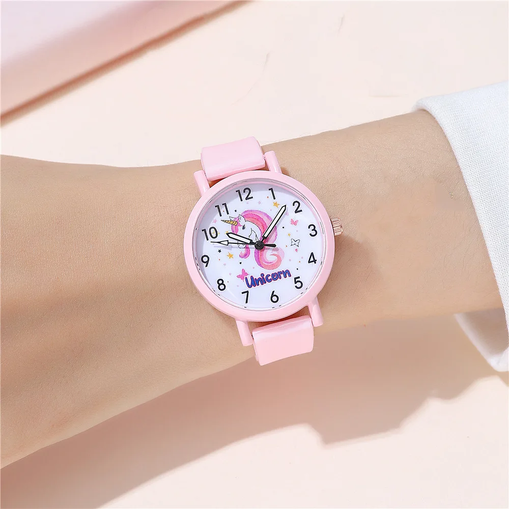 Buy Personalised Girls Pink Unicorn Watch With Pink Glitter Strap, Girl's  Pink Wrist Watch With Gift Box, Birthday Christmas Gift for Girls Online in  India - Etsy