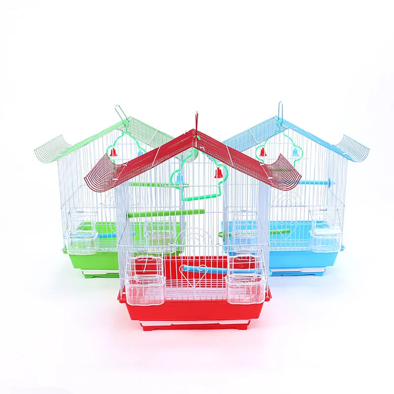 Foldable Lark Bird Breeding Cage Small Wire Bird Cage From China