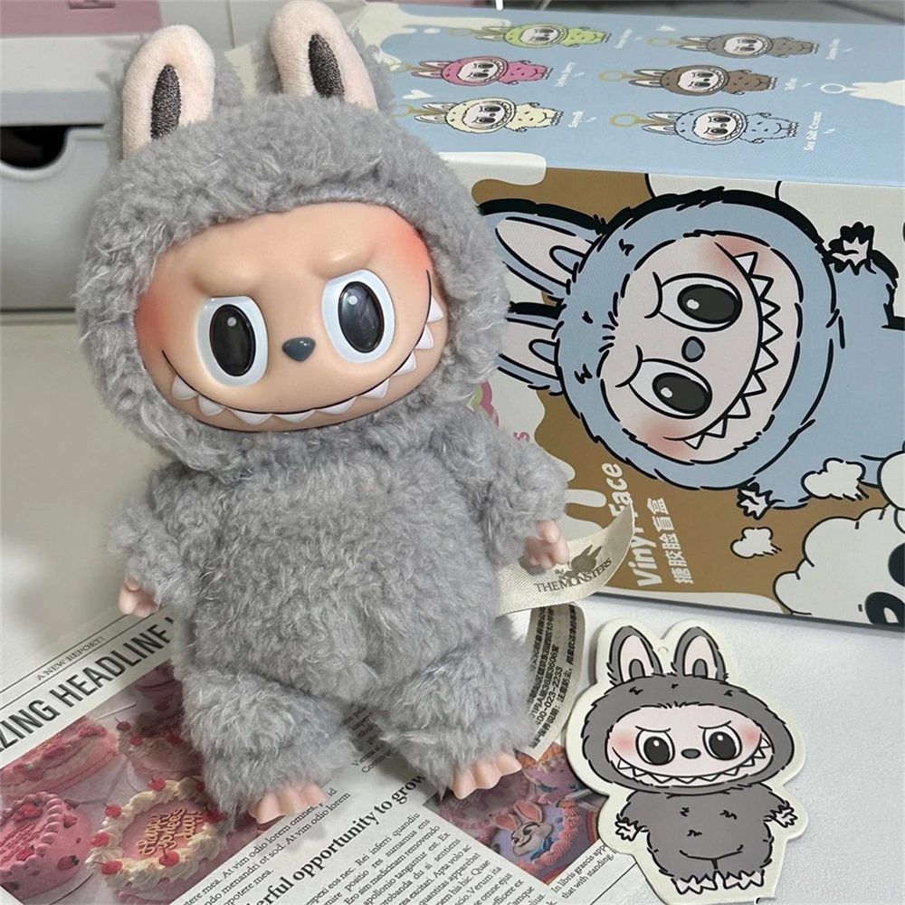 ぬいぐるみ・マスコット LABUBU POPMART macaron gray THE MONSTERS - Tasty Macarons Vinyl Face Blind Box | Blind