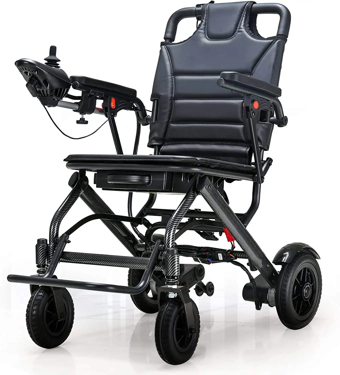 15.3kg feather Lightweight portable Aluminum Handicapped Foldable Power Electric Wheelchair easy to put in the trunk -BZ-XWEA03D supplier