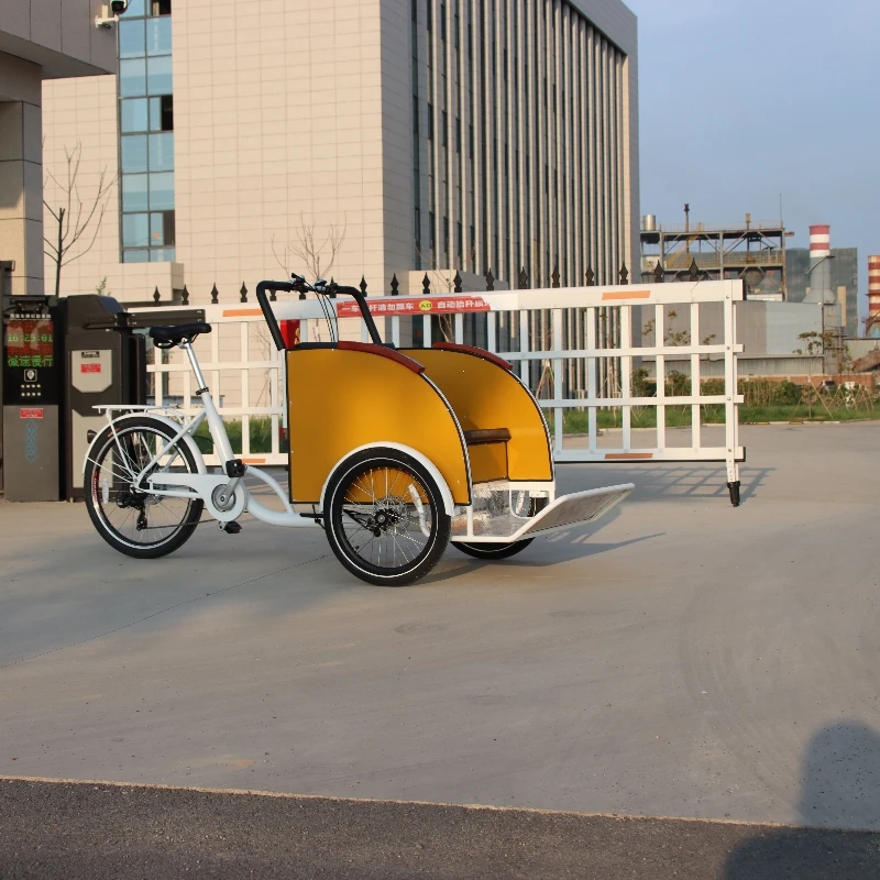 Three Wheel Electric Bike Taxi Bicycle Rickshaw
