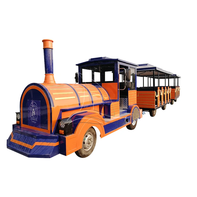 High Quality Factory Price Large Trackless Train Ride Attraction Park Equipment Trackless Train on Sale