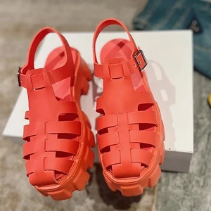 2026 Summer Fashion Designer Female Women's Sandal Hollow Out Platform Ladies Shoes for Women Sandals with Back Strap