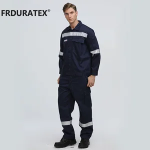 FRDURATEX Fire Resistant Reflective Electrician Workwear Safety Suit Work Wear Clothes Security Uniform for Men