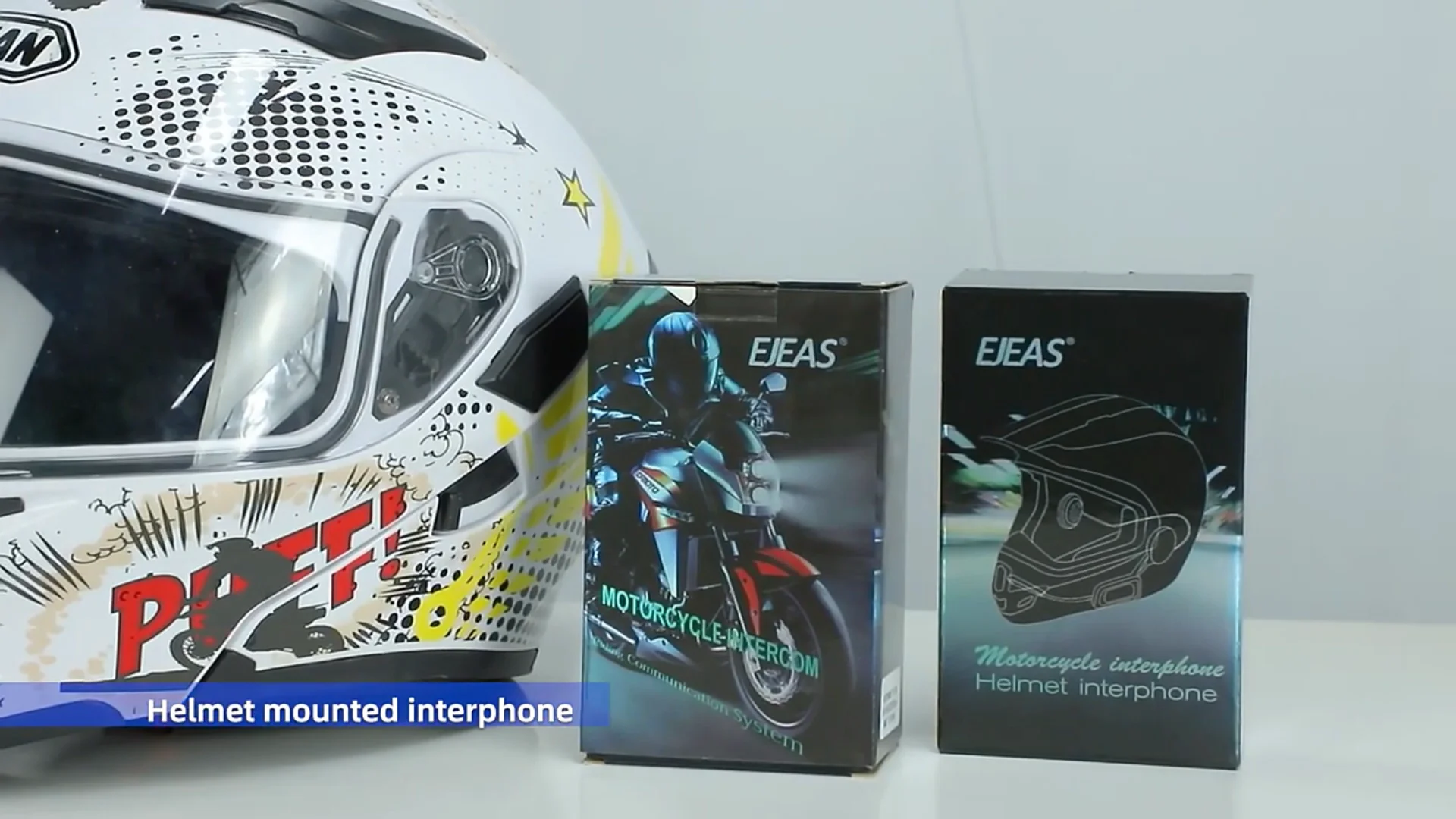  EJEAS V4Plus - Casco de motocicleta con