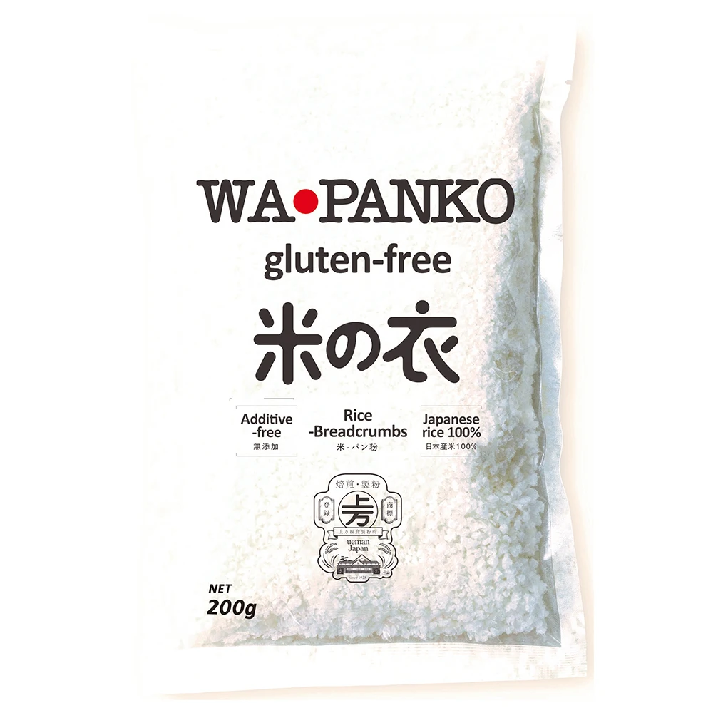 Japan salty acohol-free gulten-free panko flour bread crumbs