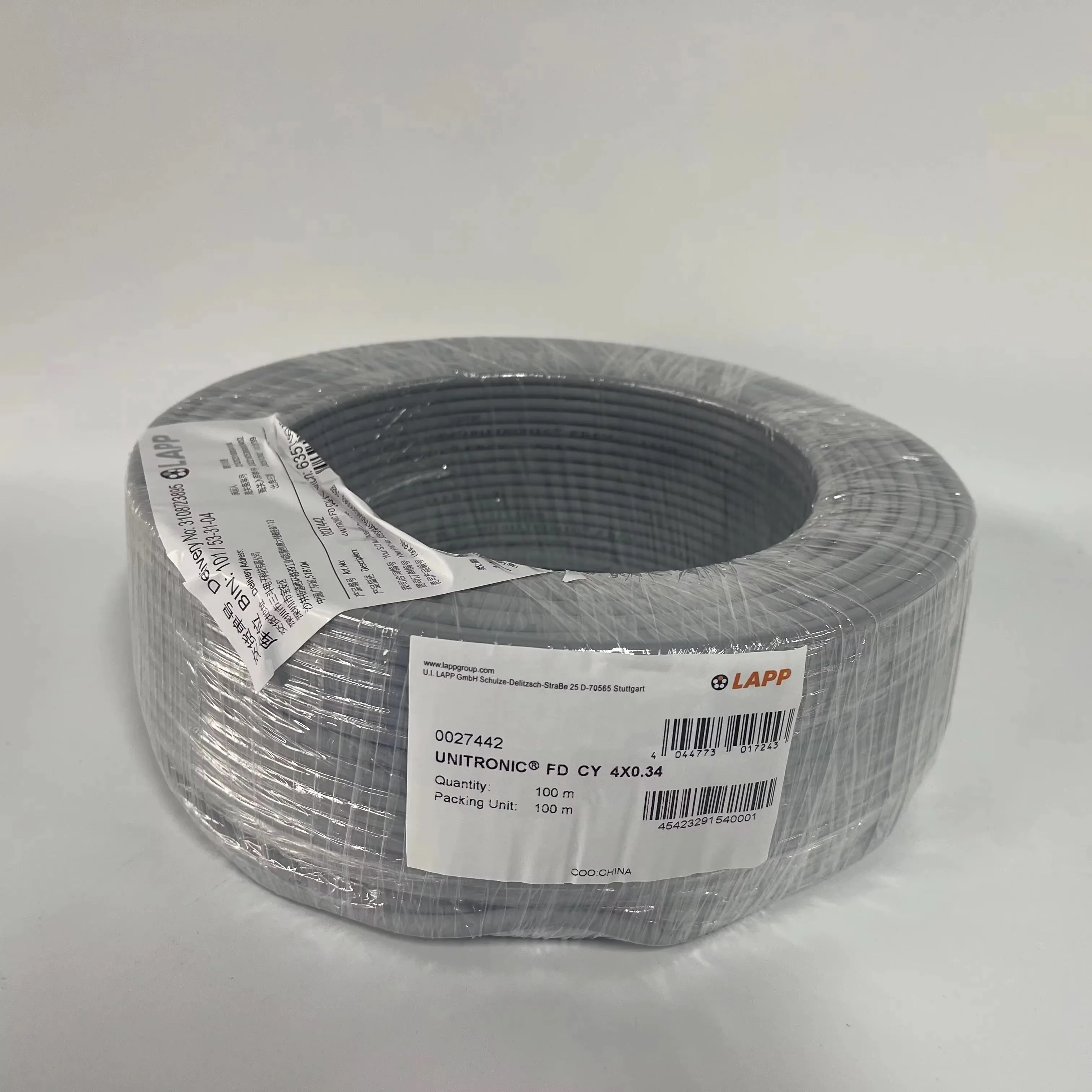 100% New and Original LAPP OLFLEX 60227IEC02(RV) Single Core Stranded Wire VDE RoHS Compliant 1X1.5 mm2 Blue