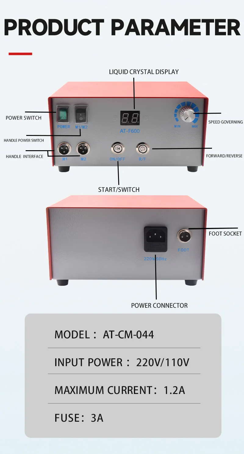 2025 400W 12N.CM 90000rpm Brushless micromotor jewelry polishing drilling tools machines factory