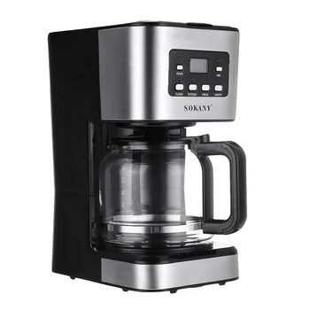 生活家電 SOKANY コーヒーメーカー デジタルタイマー付き
