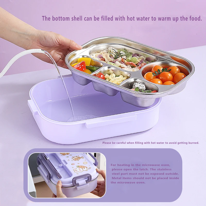316 Stainless Steel Lunch Box Safe Durable Food Storage