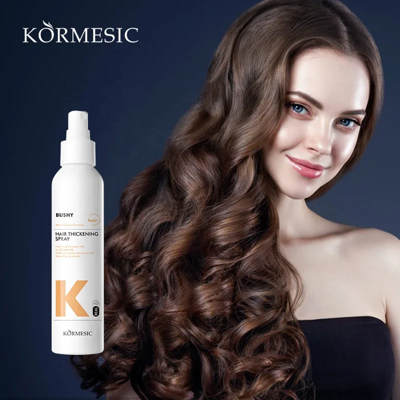 Private Label KORMESIC Bushy Hair Protection Care Hair Thickening Spray Hair Smoothing