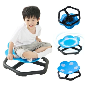 Light-Up Modern Musical Plastic Swivel Chair for Kids Sensory Training & Safety in Bedroom and Bathroom