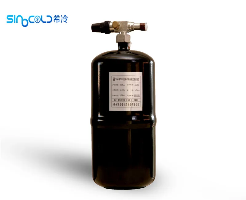 Refrigeration Parts Pressure Vessel Condensing Unit Vertical Liquid Receiver Refrigerant Receiver Reservoir tank