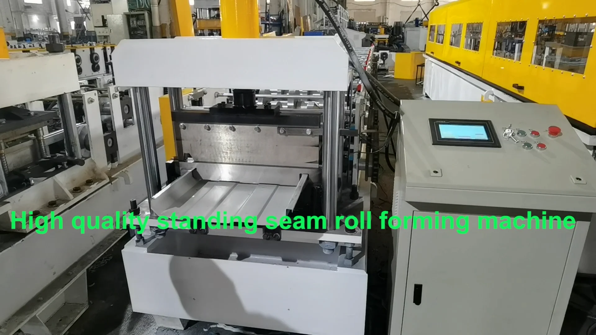Professional Truck Mounted Standing Seam Roof Panel Machine Standing ...