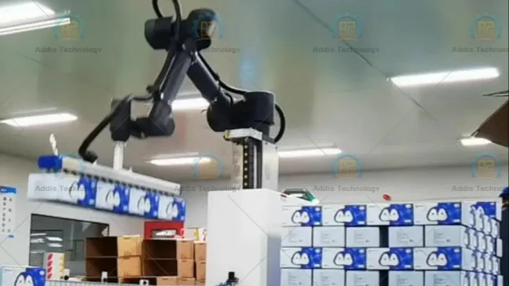 Robot Arm Gripper Bag Box Palletizer Stack Robotic Palletizer Machine ...