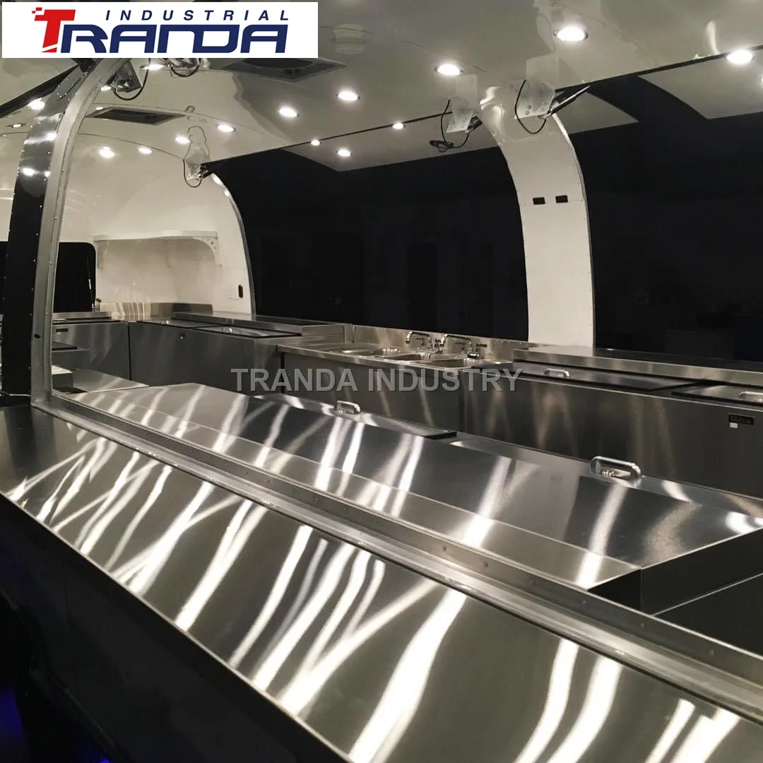 2021 Custom Small AU USA Standard Concession Fast Food Trucks Mobile Food Trailer