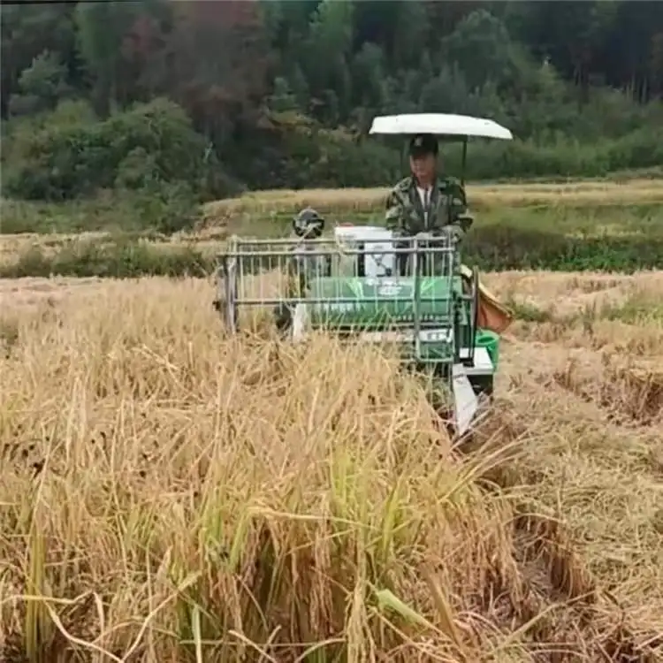 ミニ菜種脱穀機米小麦と大豆のコンバインハーベスター低損失率