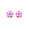 Perle focale de football Violet Rouge SA47