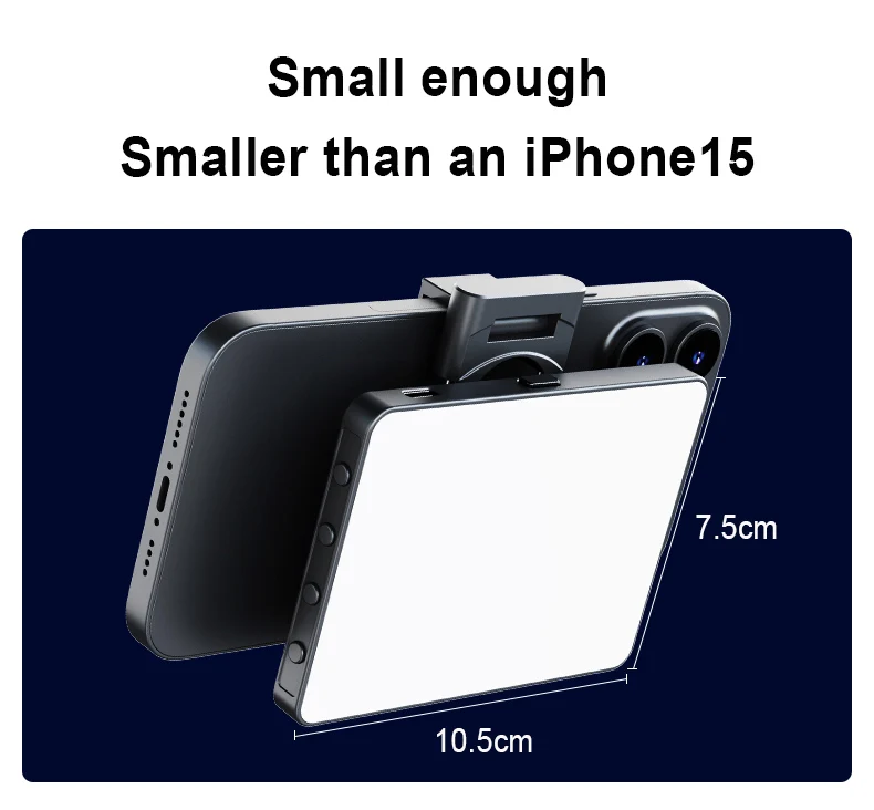 M16 Mini Pocket RGB Led Video Light Lamp Photography Lighting Panel Full Color 3000k-9900K for Smartphone Camera video