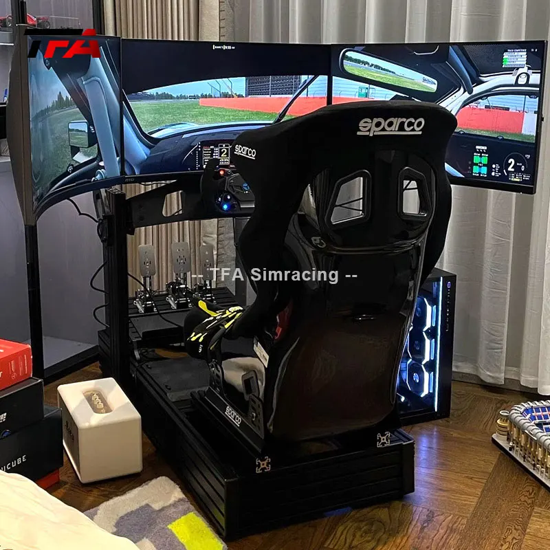 トリプルモニタースタンド 4040 Tスロットアルミ押出材 スクリーン
